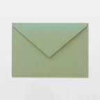 Enveloppe verte C6 en papier durable