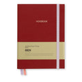 Carnet de notes en coton/satin rouille