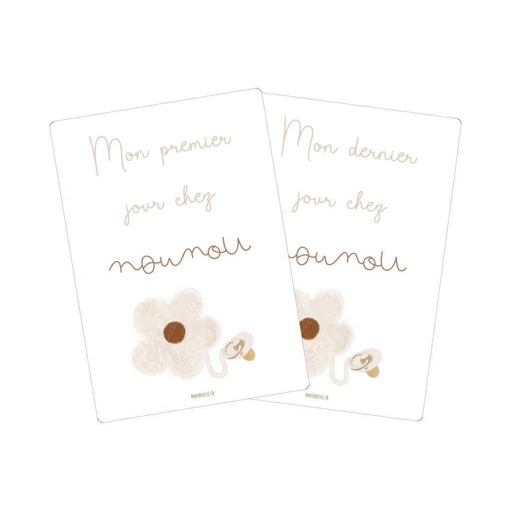 Cartes Souvenirs chez Nounou “Fleur"