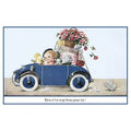 Carte postale voiture cadeau
