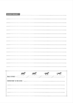 Carnet d'aventure équestre (Langue française)