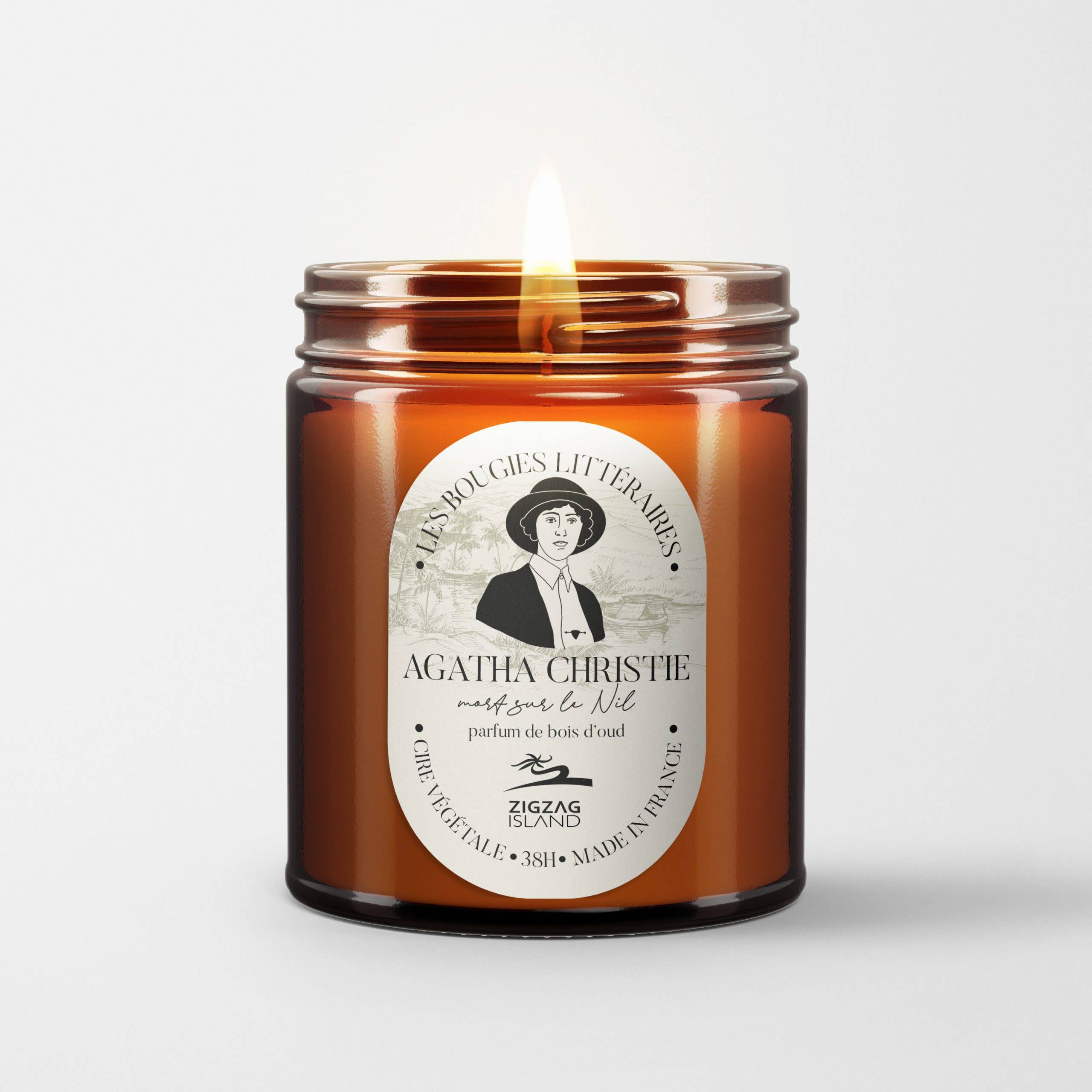 Bougie littéraire Agatha Christie – Pot d’apothicaire