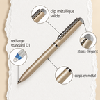 Stylo mini porte-monnaie, Champagne