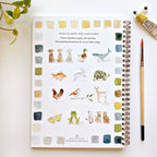 Cahier d'aquarelle sur les animaux