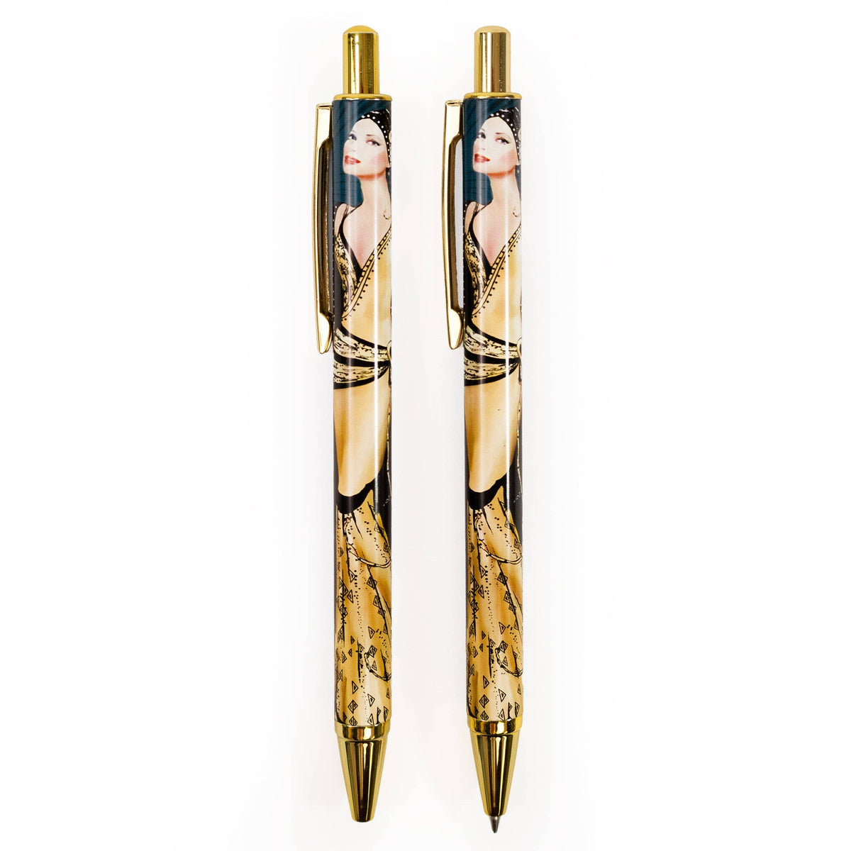 Coffret cadeau stylo et crayon Art déco Claire Coxon
