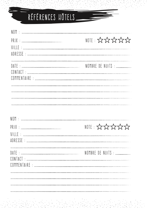 Carnet de Voyages