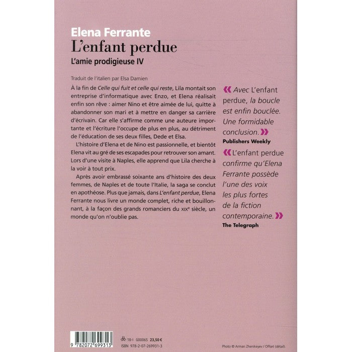 L'enfant perdue - L'amie prodigieuse IV