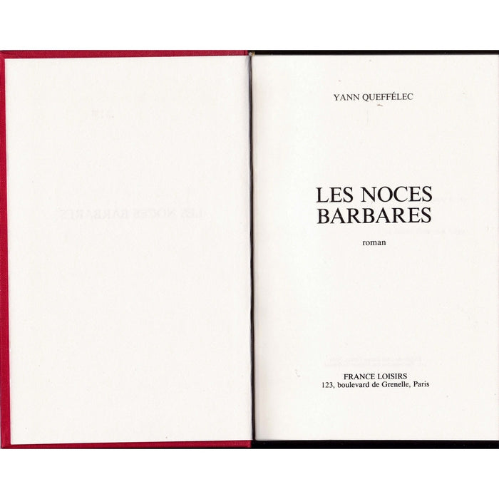 Les noces barbares