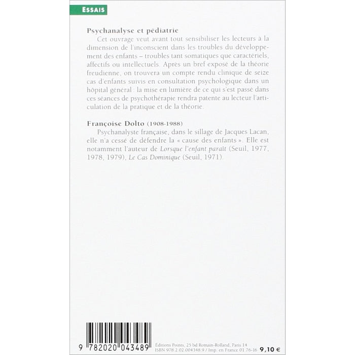 Psychanalyse et pédiatrie