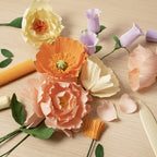 FLEURS EN PAPIER CRÉPON
